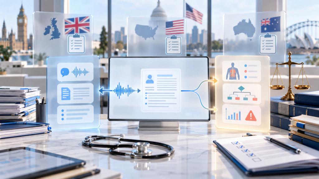 Is an AI Scribe a Medical Device? MHRA, FDA and TGA Compared